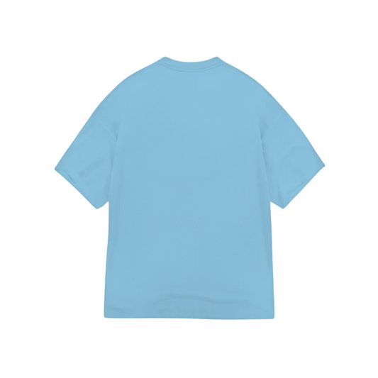 Blue Oversize Tee.