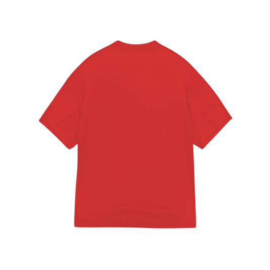 Red Oversize Tee.
